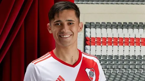 Pablo Solari en River Plate. Crédito: River.