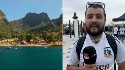 Hincha colocolino de Juán Fernández. Crédito: DaleAlbo.