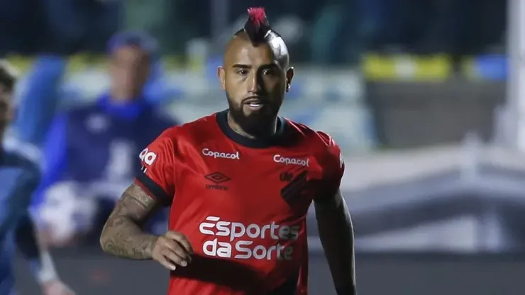 Arturo Vidal en Athletico Paranaense. Crédito: Athletico Paranaense.