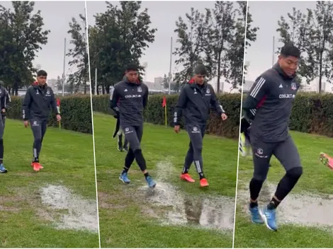 La cariñosa broma de Cortés a Pizarro en Colo Colo