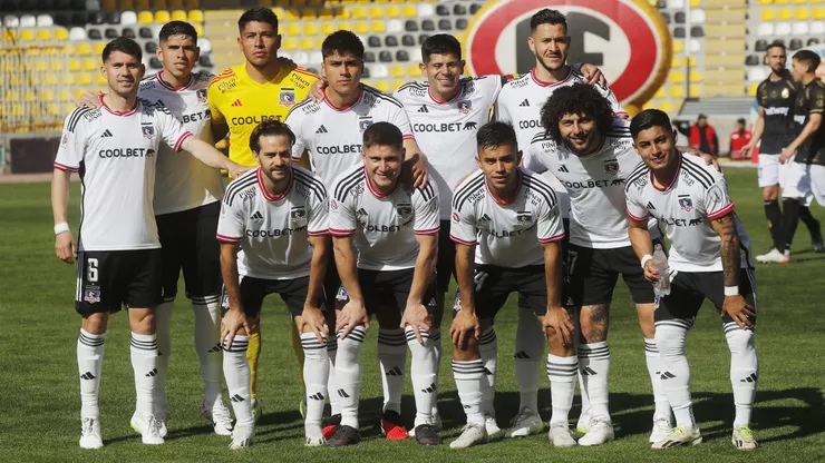 Formación titular de Colo Colo. Crédito: Photosport