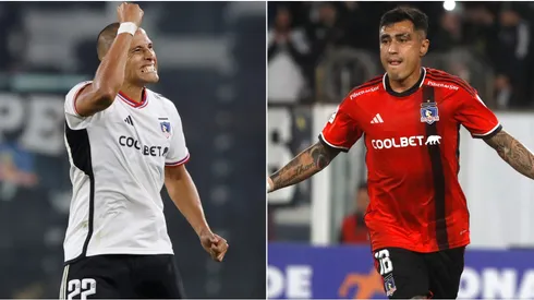Leandro Benegas y Dario Lezcano en Colo Colo. Crédito: Photosport.