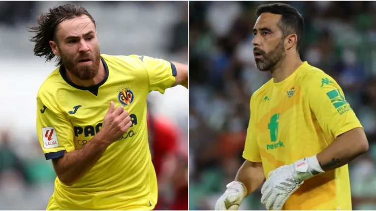 Ben Brereton vs Claudio Bravo. Crédito: Villarreal y Real Betis.