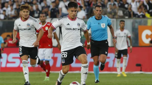Matías Moya en Colo Colo. Crédito: Photosport