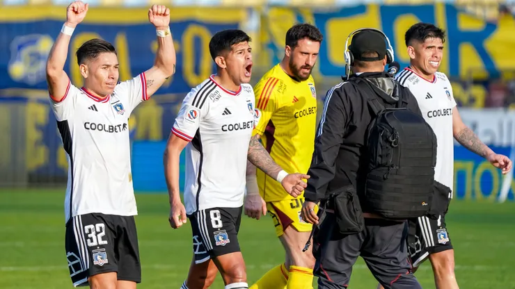 Colo Colo festejó con todo la victoria en Viña del Mar.