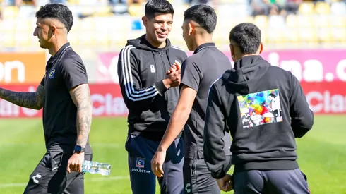 Cruz no olvida su paso por Colo Colo y compartió con excompañeros.