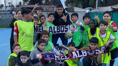 Eduardo Villanueva en una actividad del Día del Niño. Crédito: Melialbos.