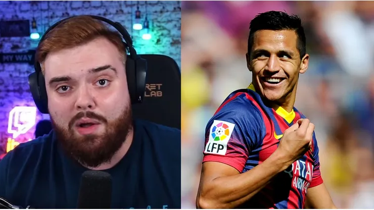 Ibai Llanos no puede creer el posible retorno de Alexis Sánchez a Barcelona.