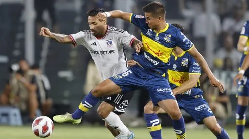 Álvaro Madrid vs Colo Colo. Crédito: Photosport