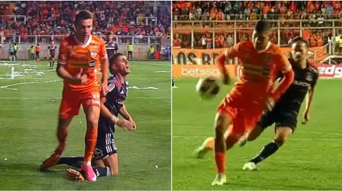 Las pólemicas del Cobreloa vs Colo Colo. Crédito: Pantallazo.