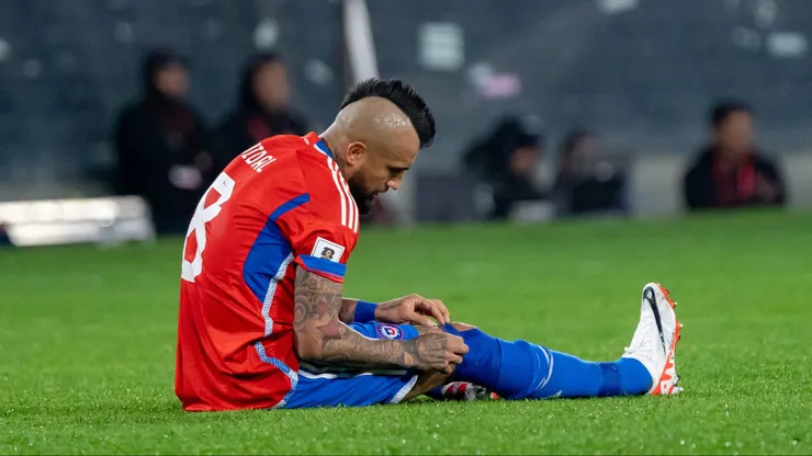 Arturo Vidal en la Roja. Crédito: Guille Salazar, DaleAlbo.
