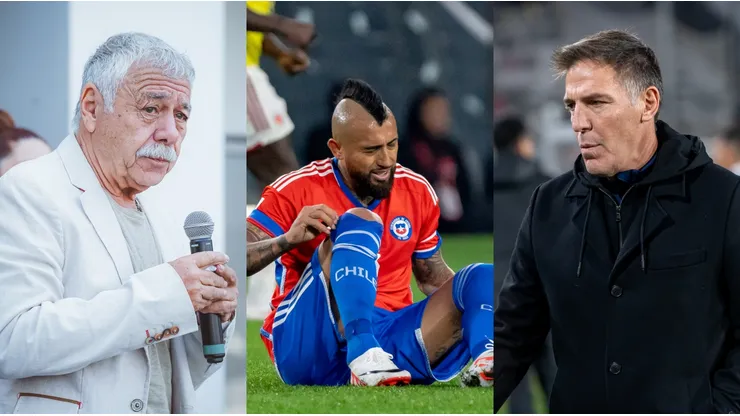 Carlos Caszely carga contra Berizzo por la lesión de Arturo Vidal.