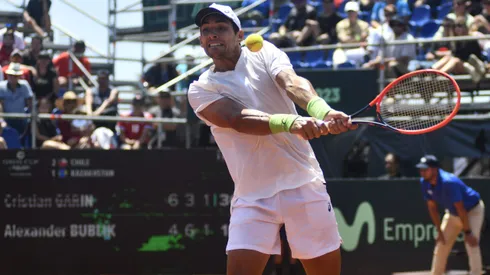 Garín se mide contra el sueco Leo Borg.