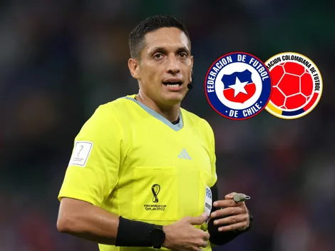 Experimentado árbitro dirigirá partido de Chile vs Colombia