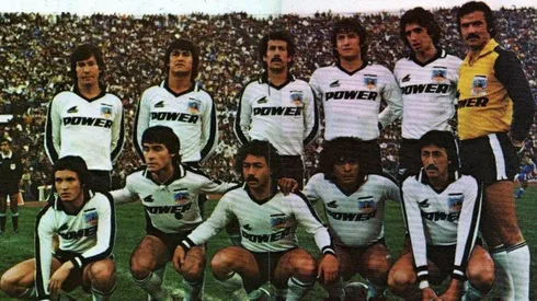 El equipo de Colo Colo campeón en 1981.