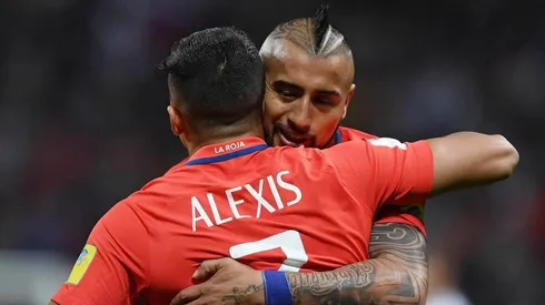 Arturo Vidal y Alexis Sánchez. Crédito: Archivo.