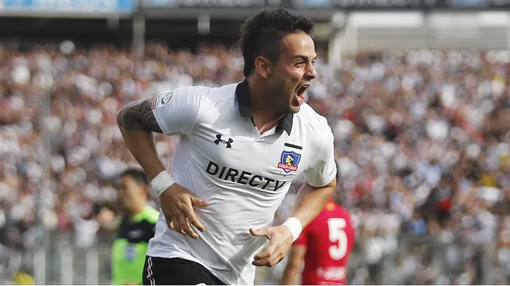 Octavio Rivero en Colo Colo. Crédito: Photosport