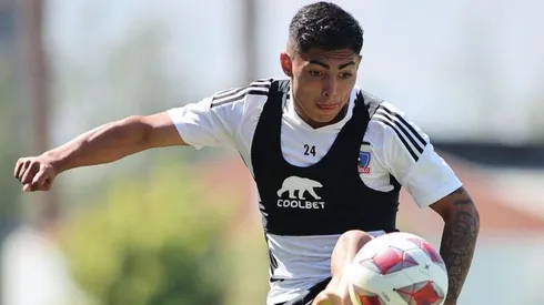 Jordhy Thompson en Colo Colo. Crédito: Colo Colo.