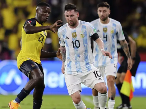 ¿A qué hora juega Argentina vs Ecuador y qué canal transmite?