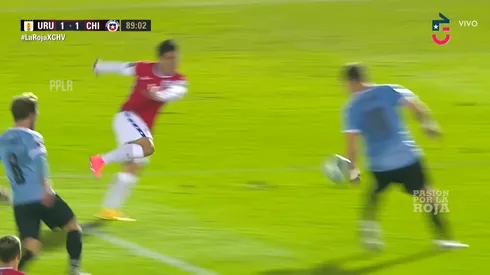 El robo de Uruguay a Chile. Crédito: Pantallazo.