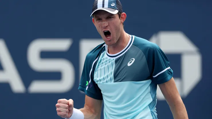 Jarry juega ante de Miñaur por el US Open.