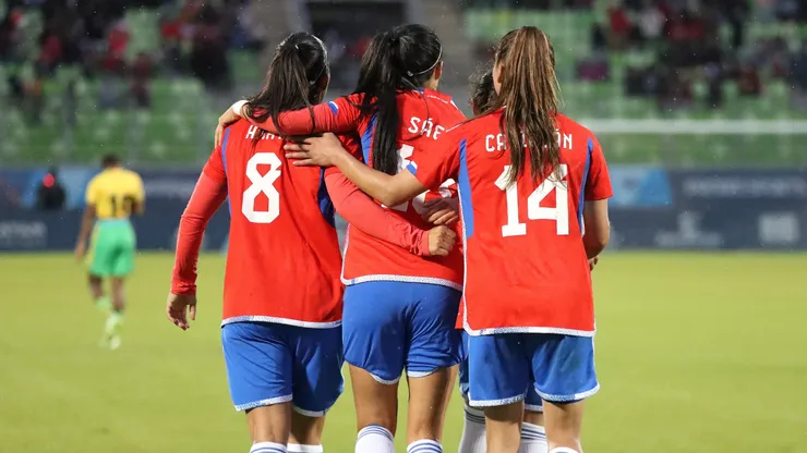 La Roja Femenina en Santiago 2023. Crédito: Photosport.