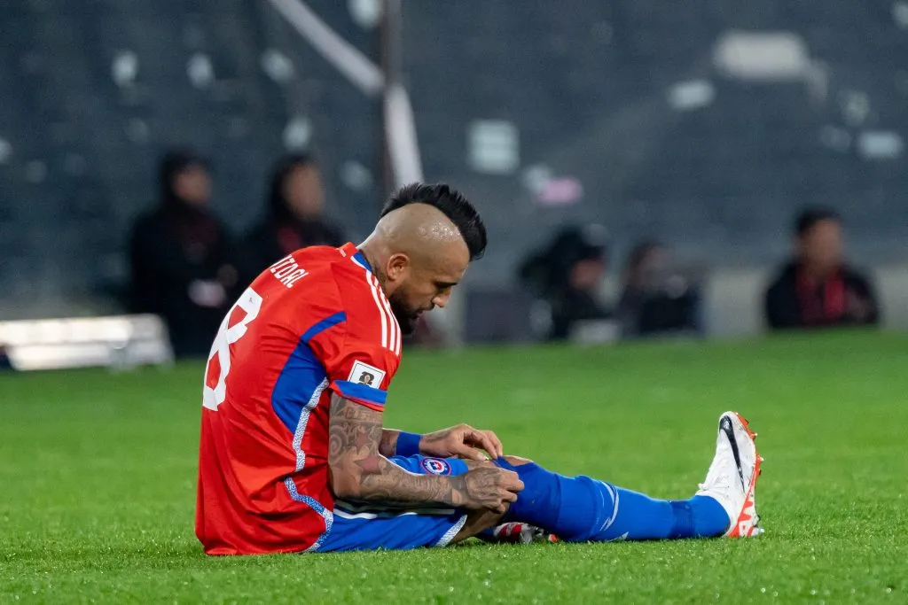 Arturo Vidal salió lesionado en el mes de septiembre. Fuente: Guille Salazar / Dale Albo