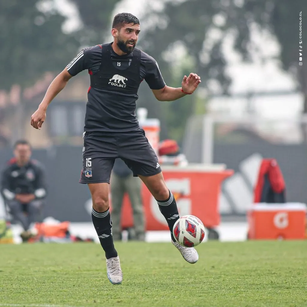 Emiliano Amor volvió a disputar un duelo amistoso | Foto: Colo Colo Oficial