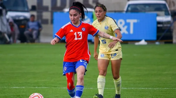 Javiera Grez en la selección chilena. Crédito: la Roja.