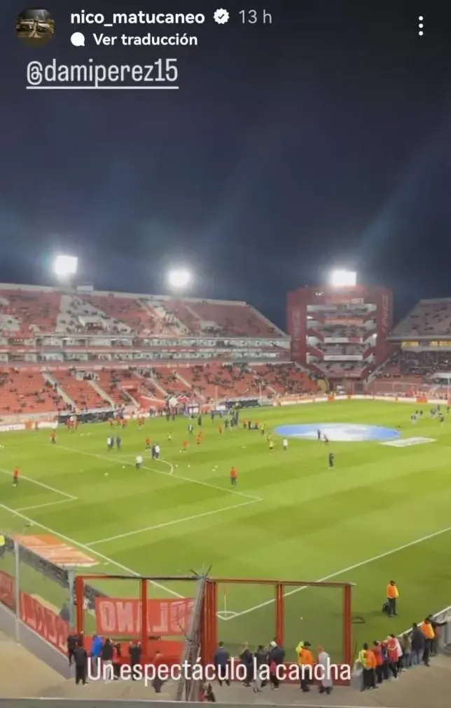 Publicación de Nicolás Maturana en Instagram. (Foto: RedGol)