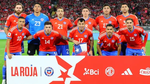 La selección chilena y su formación. Crédito: Photosport