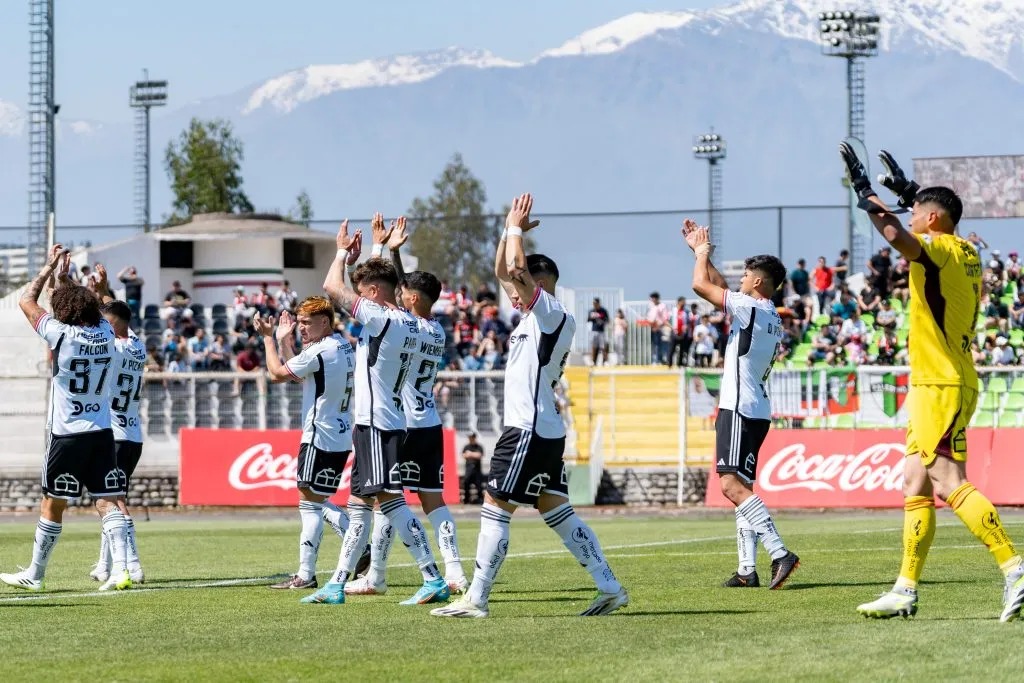 Colo Colo en el último partido ante Palestino.