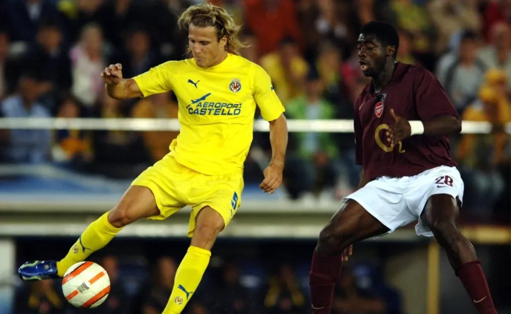 Diego Forlán en el Villarreal.