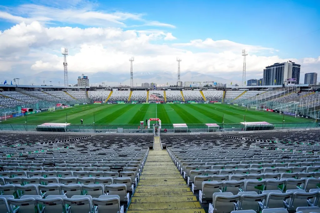 Estadio Monumental en la comuna de Macul.