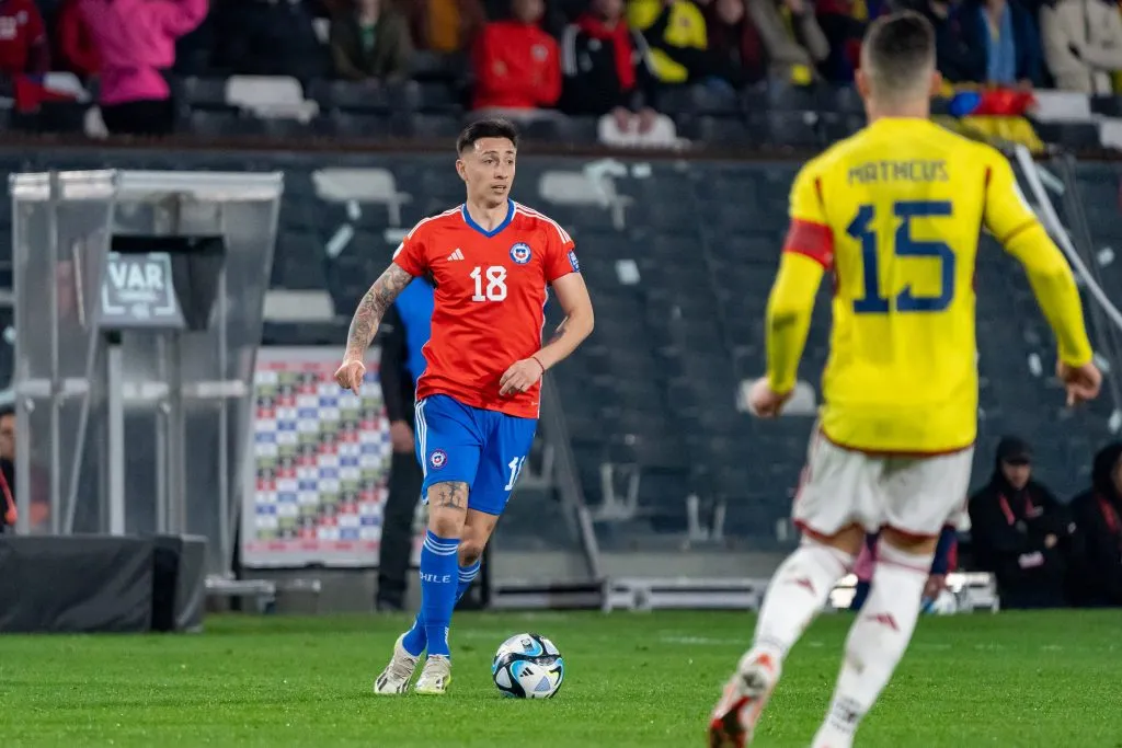 Rodrigo Echeverría en la selección chilena.