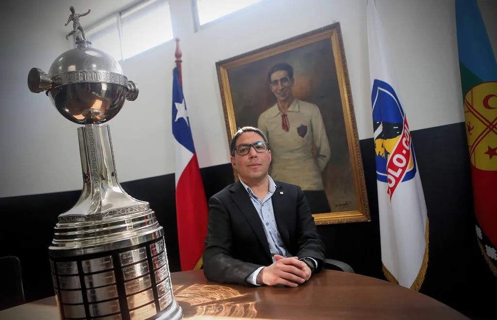Matías Camacho, presidente del Club Social y Deportivo Colo Colo.