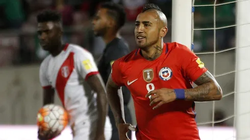 La Roja vs Perú. Crédito: Photosport