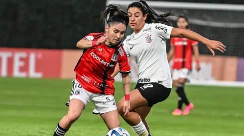 Javiera Grez en Copa Libertadores. Crédito: Colo Colo.