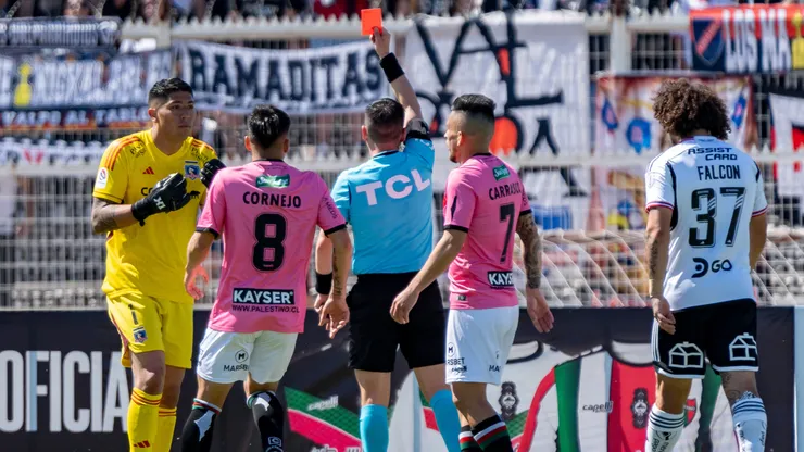 Brayan Cortés es expulsado y deja con uno menos a Colo Colo