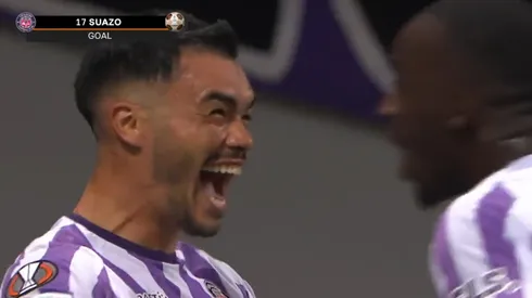 Gabriel Suazo anota en la victoria parcial del Toulouse.