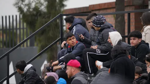 Damián Pizarro en la galería. Crédito: DaleAlbo.