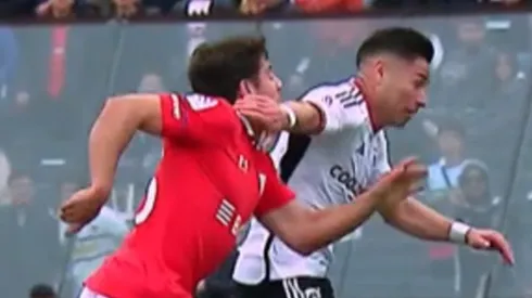 La clara imagen que echa por tierra el supuesto penal de Opazo a Montes.