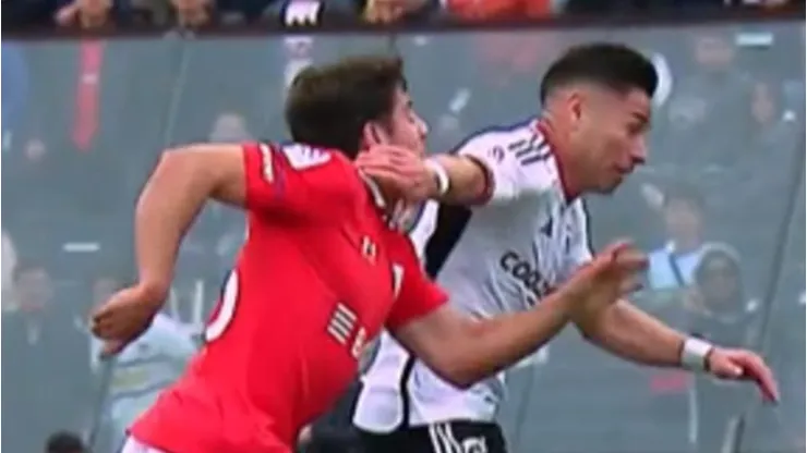 La clara imagen que echa por tierra el supuesto penal de Opazo a Montes.