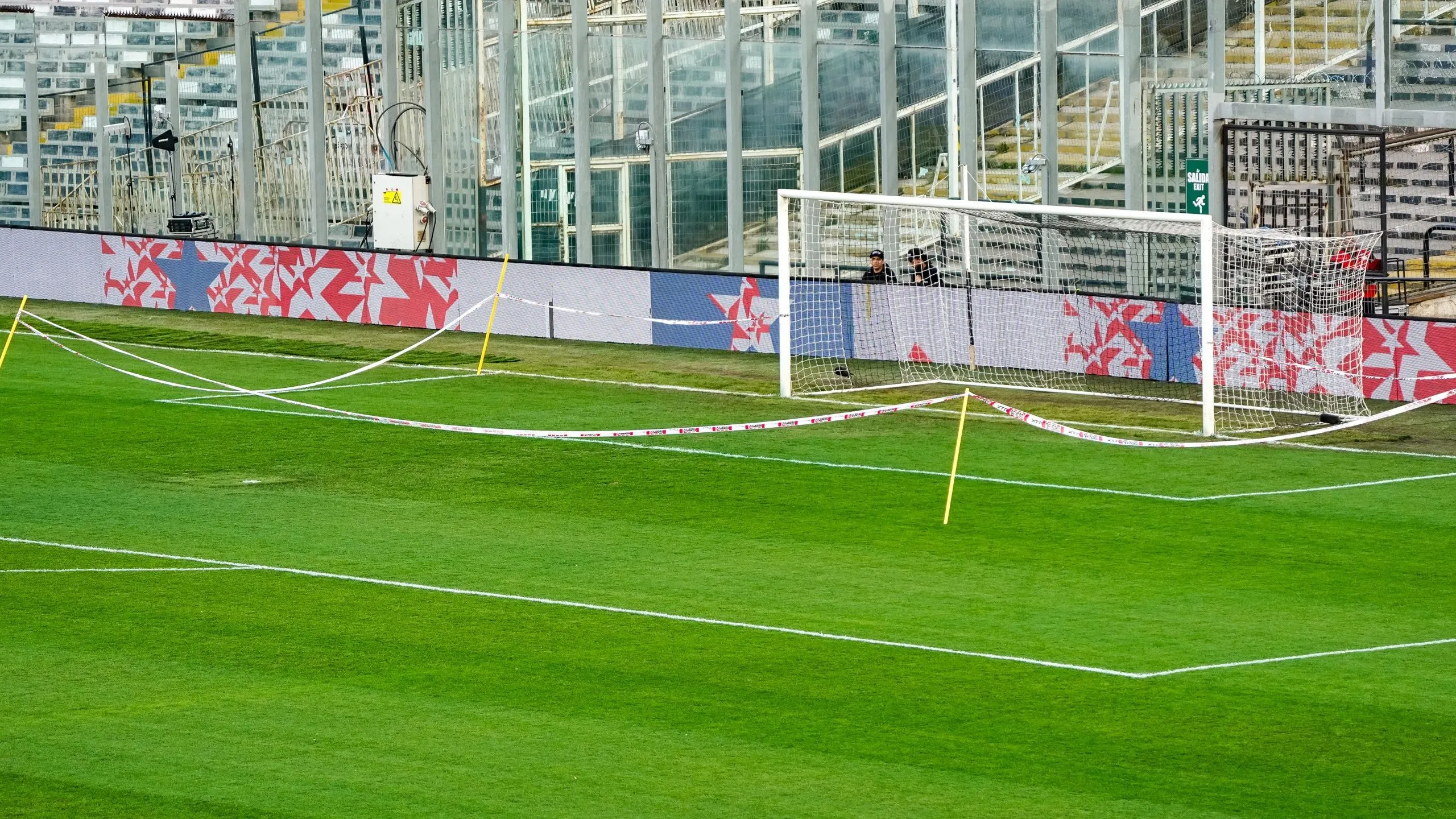 La preocupación es nuevamente la cancha del Monumental. Imagen del mes de octubre 2023. Créditos: Guille Salazar/DaleAlbo