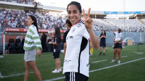 La felicidad de Paloma López por ser campeona en Colo Colo.