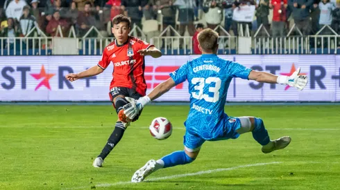 Leandro Hernández debutó con un gol en Colo Colo. | Imagen: Photosport.