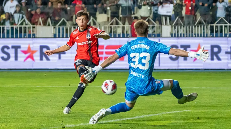 Leandro Hernández debutó con un gol en Colo Colo. | Imagen: Photosport.