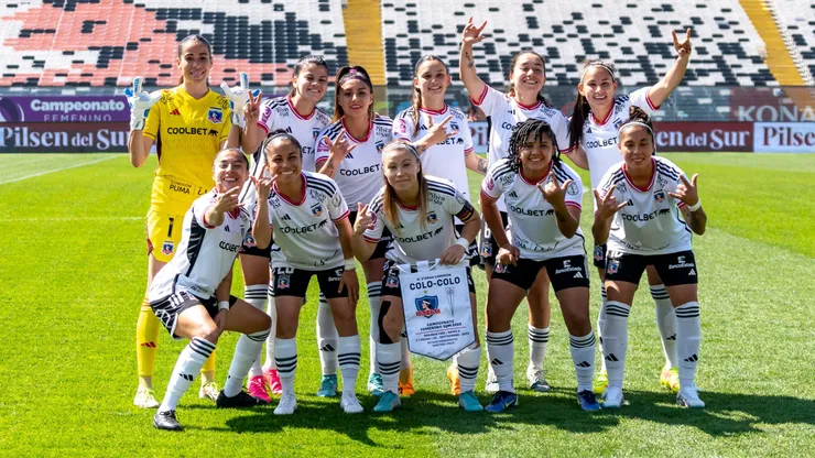 Colo Colo Femenino y su formación confirmada. Crédito: Guille Salazar, DaleAlbo.