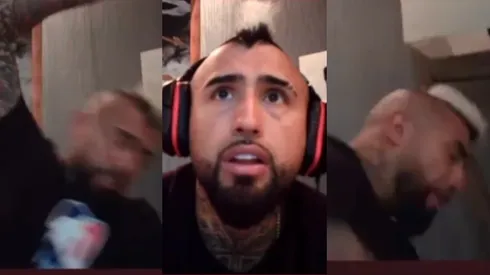 Arturo Vidal desató su furia en medio de la derrota de Chile.