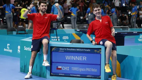 Matías Pino e Ignacio Torres, medallistas de oro en Santiago 2023.
